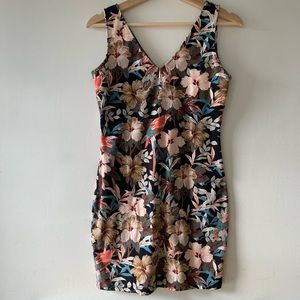 Floral Parrot Dress